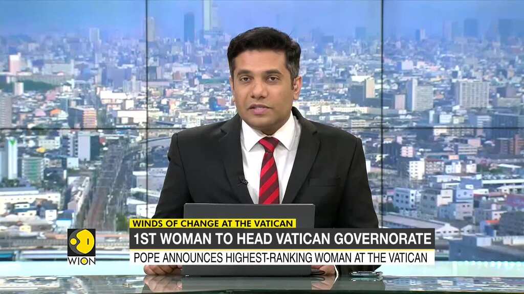 Pope Francis appoints first woman to serve as secretary-general of Vatican City