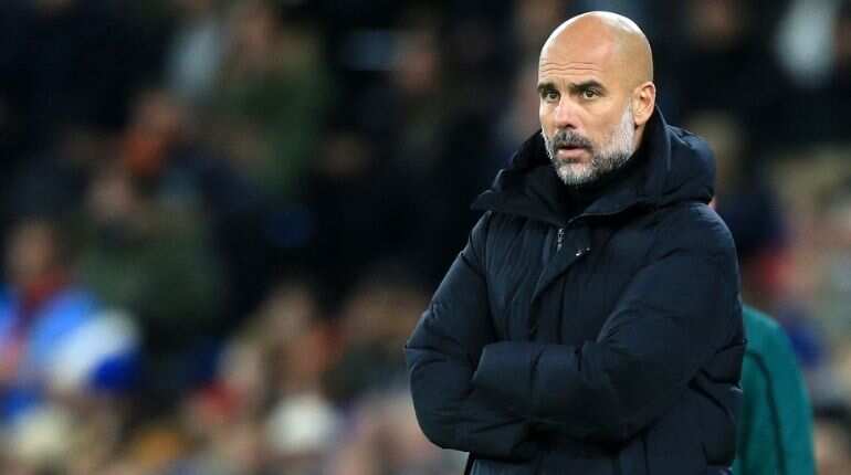 Premier League: Manchester City boss Pep Guardiola plays down hype ahead of Manchester derby