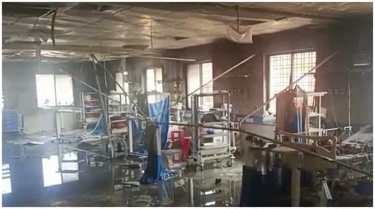 Maharashtra: One more blaze, same old woes as Covid patients die in hospitals Maharashtra: One more blaze, same old woes as Covid patients die in hospitals