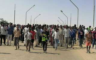 Sudan anti-coup protesters block streets