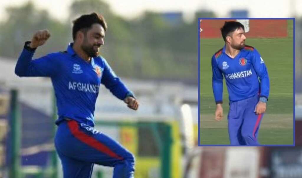 Watch: Rashid Khan impresses with football skill during Afghanistan vs New Zealand clash