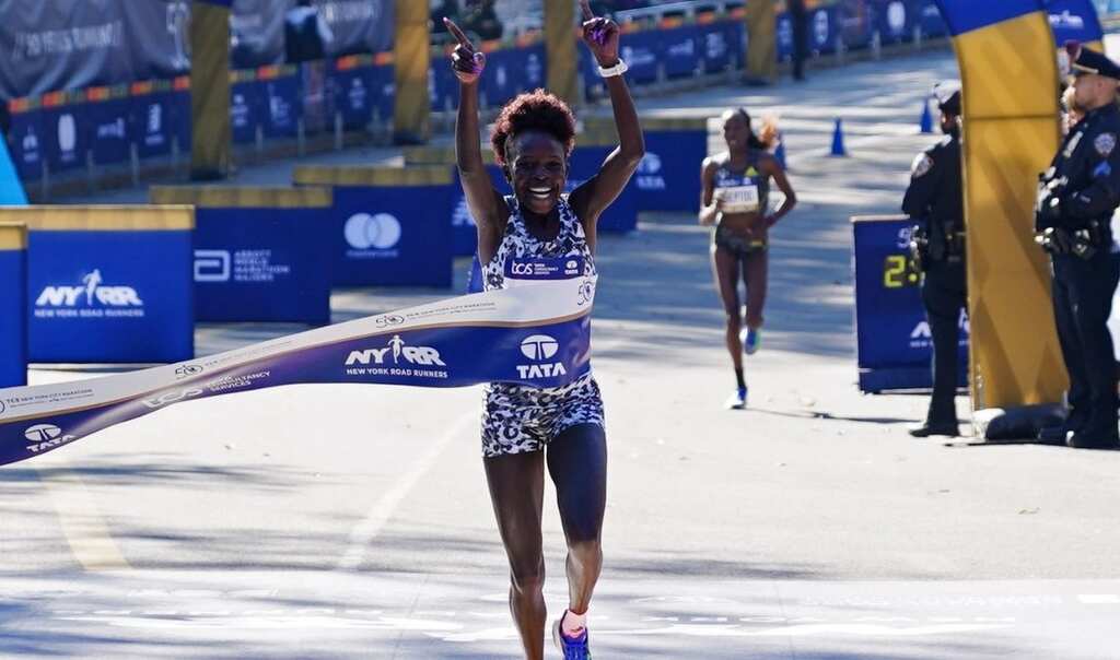 Olympic champion Peres Jepchirchir, Albert Korir win New York City Marathon