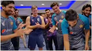 WATCH: PAK continue to win hearts as Babar & Co. celebrate Haris Rauf's birthday with Scotland players