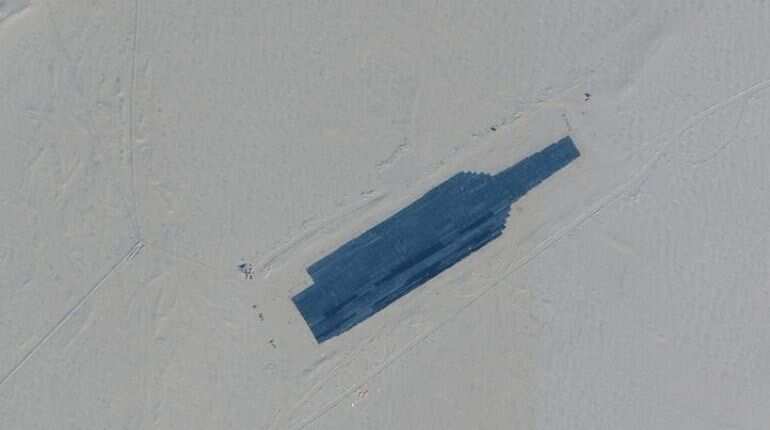 China uses fake US aircraft carrier Navy ships for missile target practice