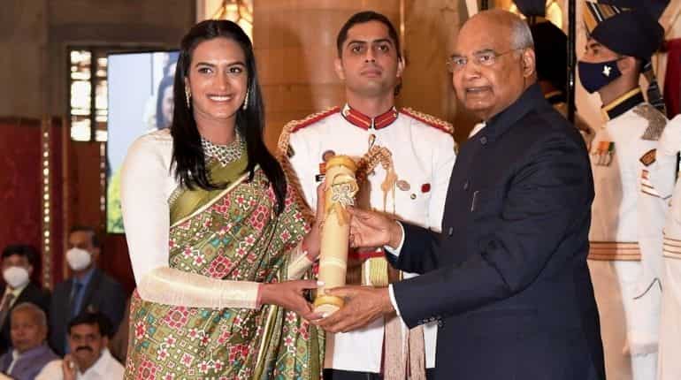 Two-time Olympic medallist PV Sindhu honoured with Padma Bhushan - Sports  News
