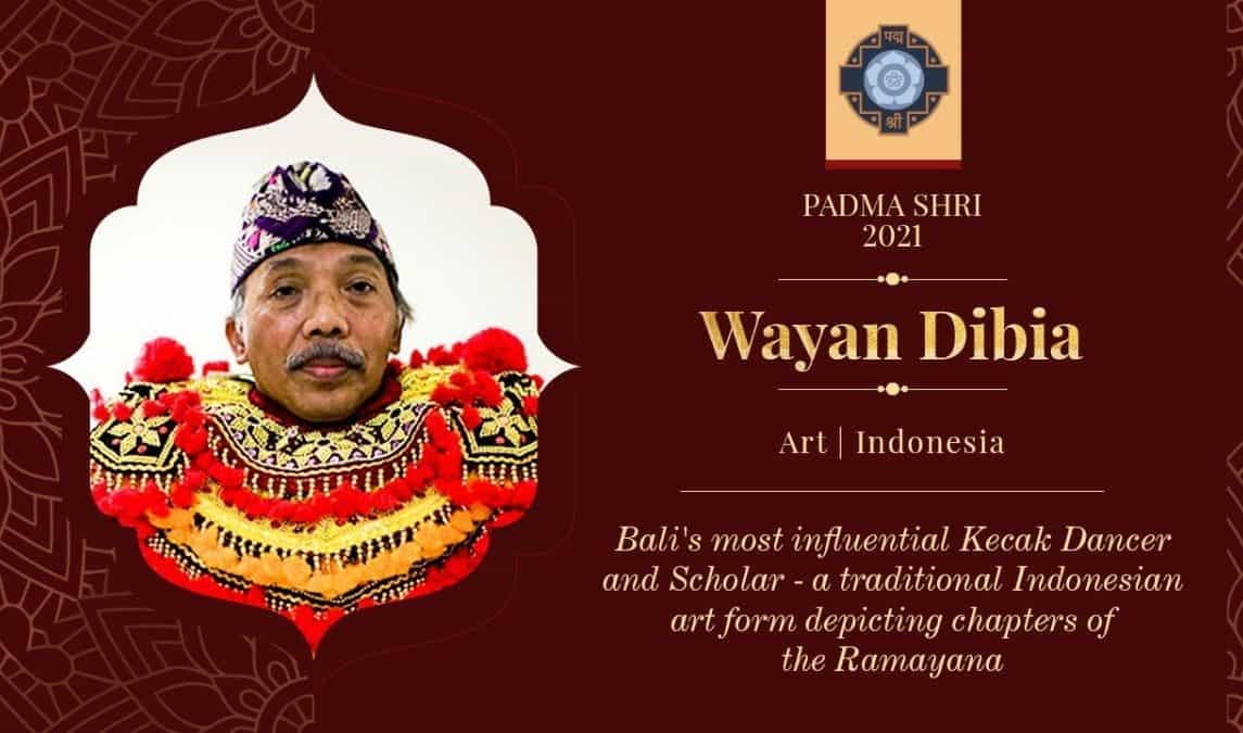 Sri Wayan Dibia, Indonesia
