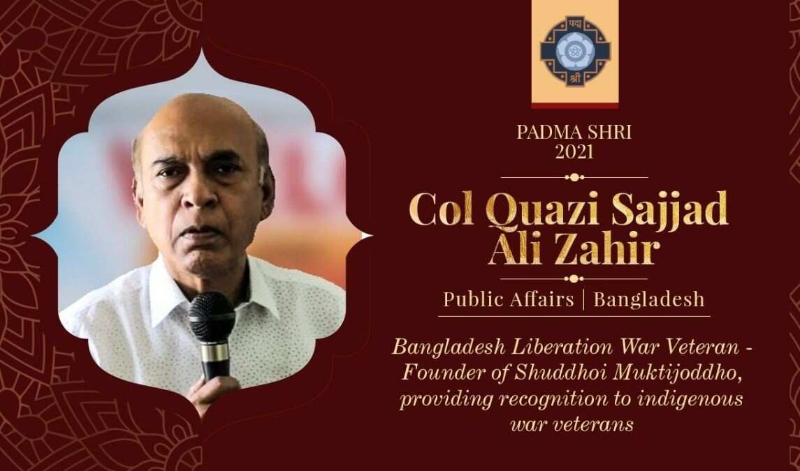 Col Quazi Sajjad Ali Zahir, Bangladesh