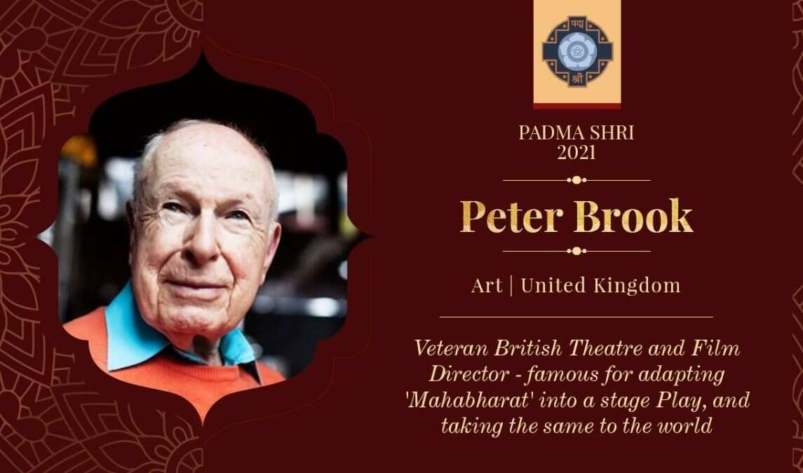 Shri Peter Brook, United Kingdom