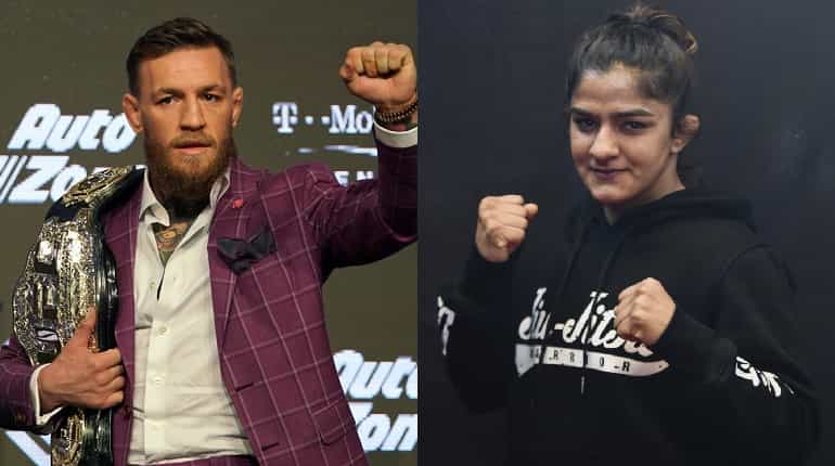 Conor McGregor heaps praise on India, roots for Ritu Phogat to clinch One Championship title Conor McGregor heaps praise on India, roots for Ritu Phogat to clinch One Championship title