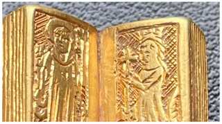 Nurse finds gold Bible worth USD 1.3 million in a field
