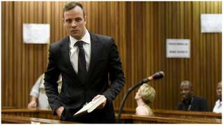 South Africa's tainted Olympian Oscar Pistorius up for parole, must meet parents of girlfriend he killed