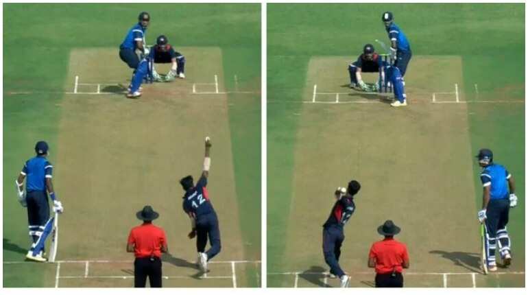 Vidarbha's Akshay Karnewar bowls four back-to-back maiden overs, scripts history in T20 cricket Vidarbha's Akshay Karnewar bowls four back-to-back maiden overs, scripts history in T20 cricket