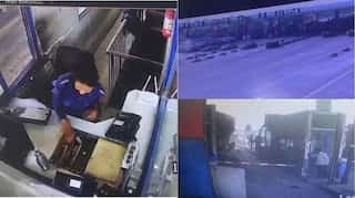Watch: Speeding bus crashes into toll booth in India’s Gujarat, injures 15