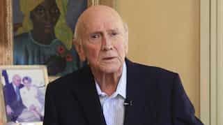 Watch | In his final message, South Africa’s last white president FW de Klerk apologises for apartheid