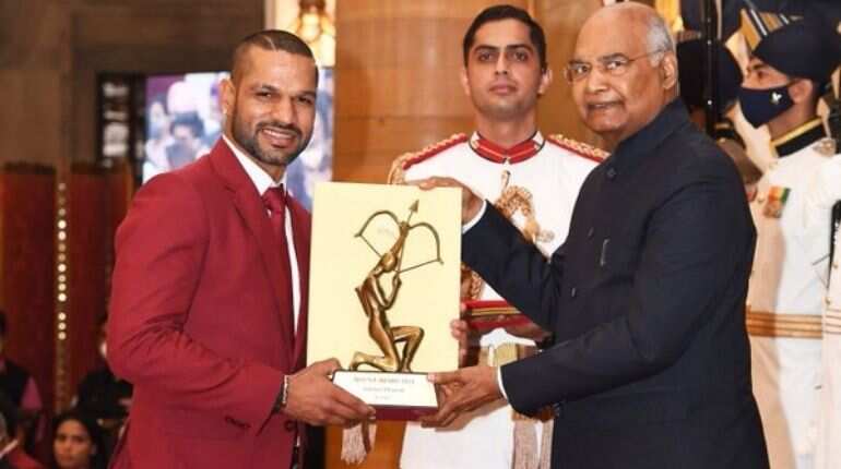 Shikhar Dhawan, Bhavina Patel, Suhas Yathiraj among 35 athletes conferred with Arjuna Award