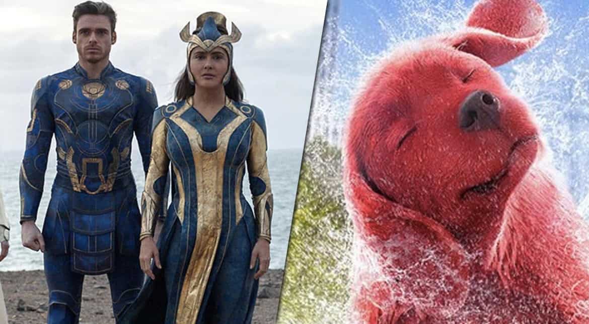 Box Office: 'Eternals' pushes Jack Whitehall's 'Clifford' to second spot, 'Dune' third Box Office: 'Eternals' pushes Jack Whitehall's 'Clifford' to second spot, 'Dune' third