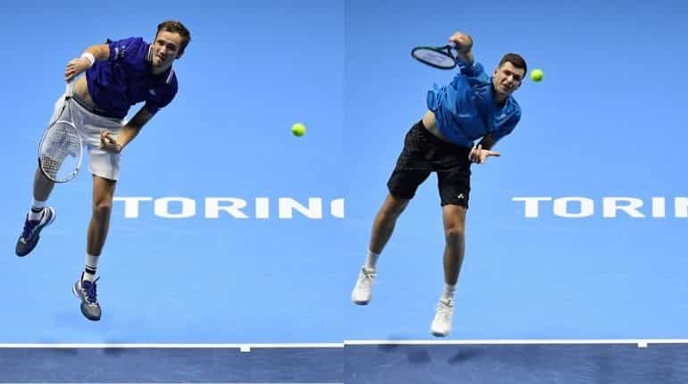 ATP Finals: Daniil Medvedev survives Hubert Hurkacz scare, Mateo Berrettini injured vs Alexander Zverev ATP Finals: Daniil Medvedev survives Hubert Hurkacz scare, Mateo Berrettini injured vs Alexander Zverev