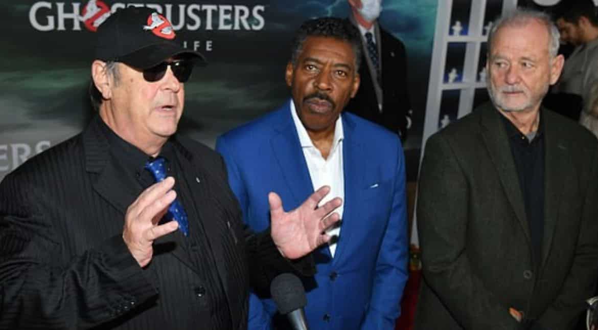 The iconic trio of Bill Murray, Dan Aykroyd and Ernie Hudson reunite for 'Ghostbusters: Afterlife' premiere The iconic trio of Bill Murray, Dan Aykroyd and Ernie Hudson reunite for 'Ghostbusters: Afterlife' premiere