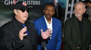 The iconic trio of Bill Murray, Dan Aykroyd and Ernie Hudson reunite for 'Ghostbusters: Afterlife' premiere