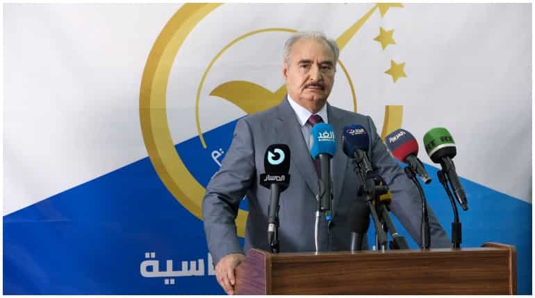 Eastern Libyan commander Haftar announces election bid Eastern Libyan commander Haftar announces election bid