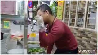 Salt Bae is old news, this 'green onion bae' was called by police over his video