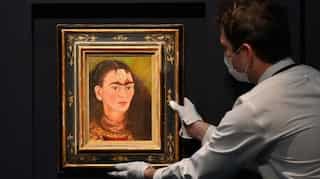 Frida Kahlo's rare painting fetches highest price ever paid for a Latin American artist