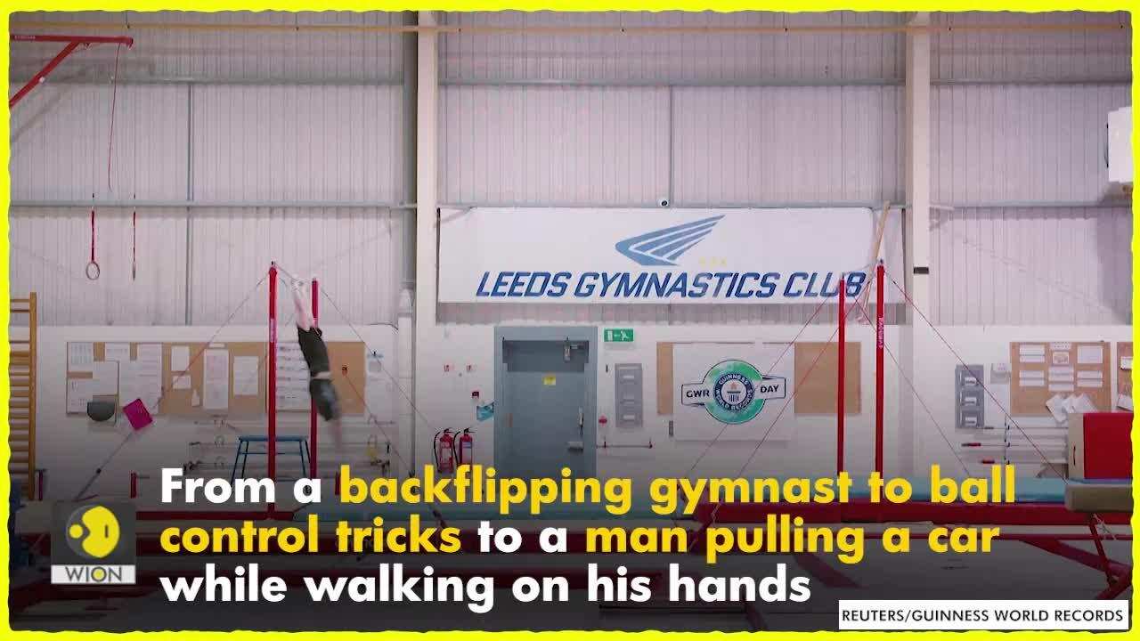 Guinness World Records From backflips between bars to pogo sticks