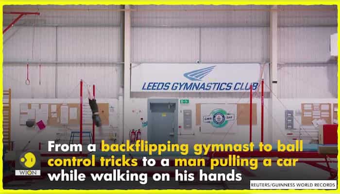 Guinness World Records: From backflips between bars to pogo sticks