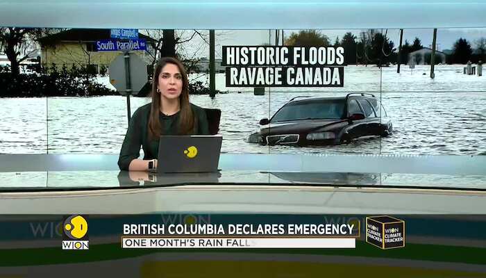 Major flooding in Canadian provinces, British Columbia declares emergency
