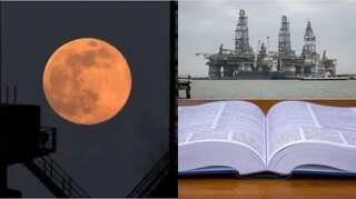 Morning news brief: US auctions oil drilling lease, rare lunar spectacle and more