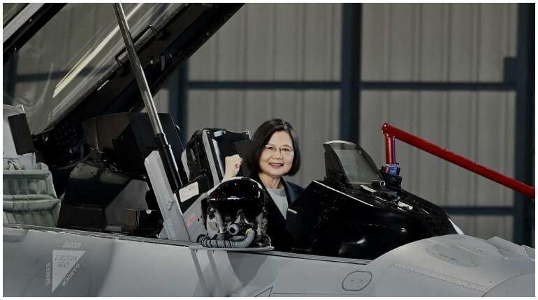 Taiwan president hails US-Taiwan friendship at F-16 fighter jet induction ceremony