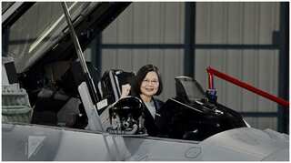 Taiwan president hails US-Taiwan friendship at F-16 fighter jet induction ceremony