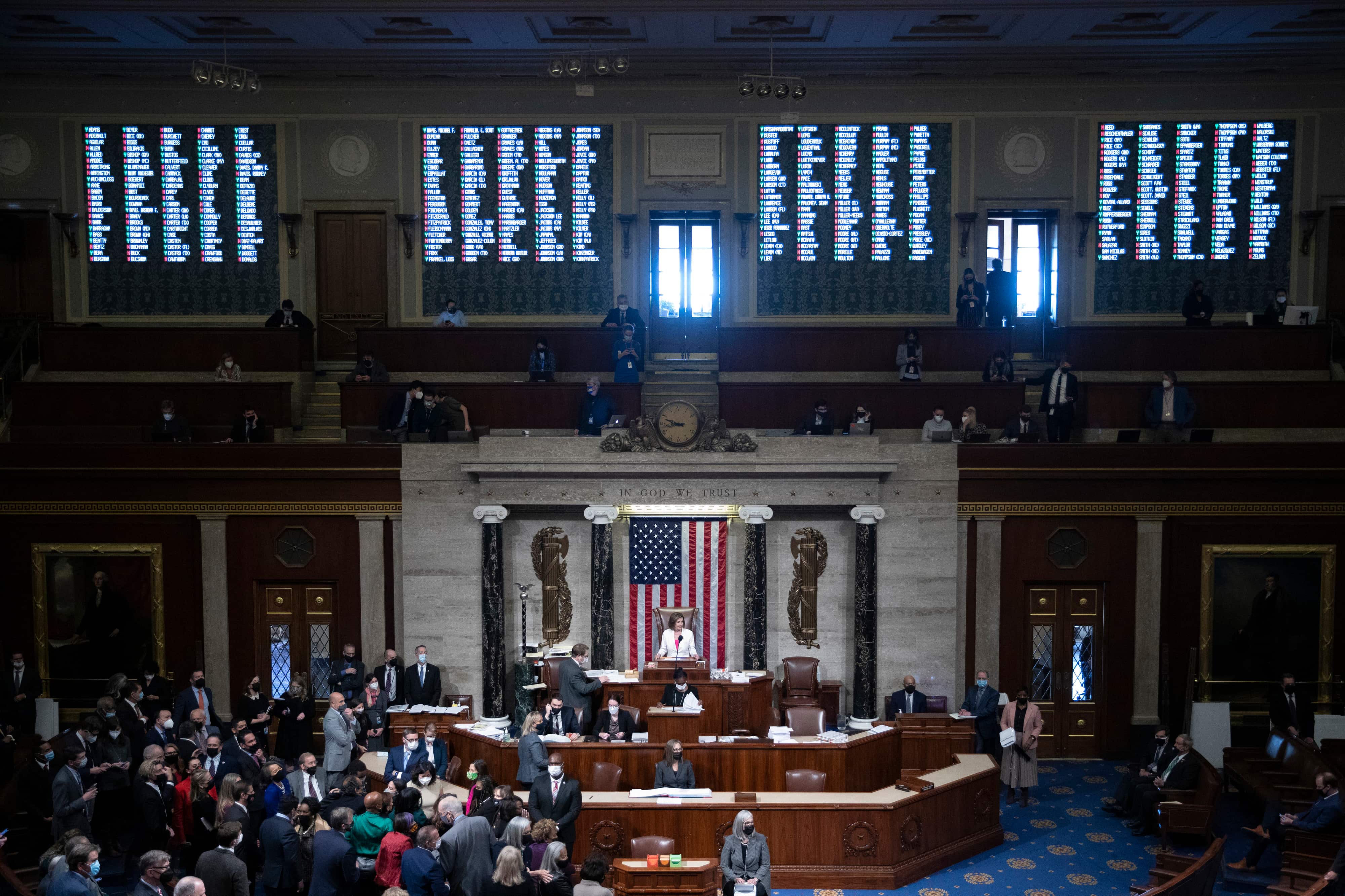 House narrowly passes Biden’s social safety net and climate bill