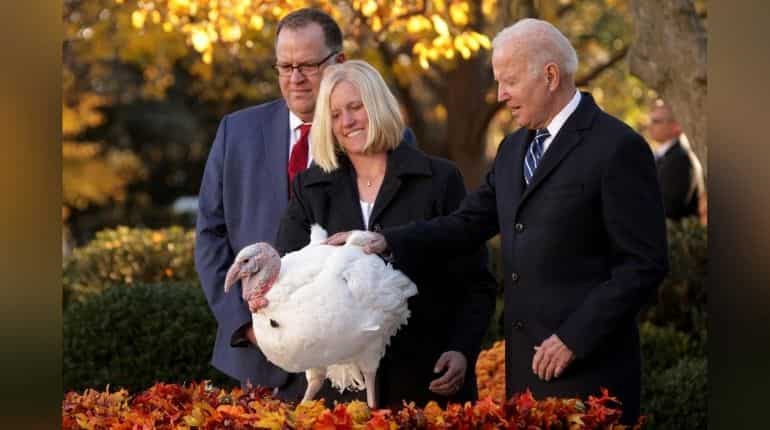 In Thanksgiving tradition, US President Joe Biden pardons ‘Peanut Butter’, ‘Jelly’