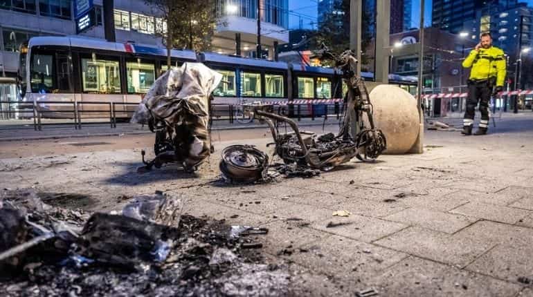 Police fire shots after anti-Covid curb protesters go on rampage Police fire shots after anti-Covid curb protesters go on rampage