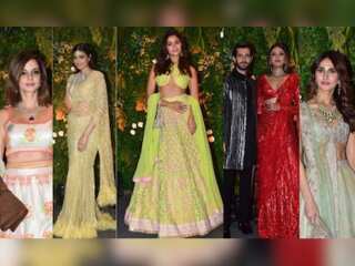 Alia Bhatt, Vaani Kapoor & others stuns at Anushka Ranjan's sangeet ceremony