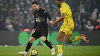 Ligue 1: Lionel Messi scores first league goal as 10-man PSG beat Nantes