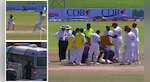 Video: West Indies player Jeremy Solozano taken to hospital after being hit on the helmet