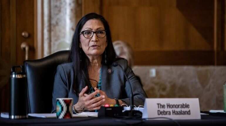 US Interior Secretary Deb Haaland declares word 'squaw' as derogatory term US Interior Secretary Deb Haaland declares word 'squaw' as derogatory term