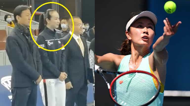 'Missing' Peng Shuai waves at audience during a tournament in new video shared by Chinese state media 'Missing' Peng Shuai waves at audience during a tournament in new video shared by Chinese state media