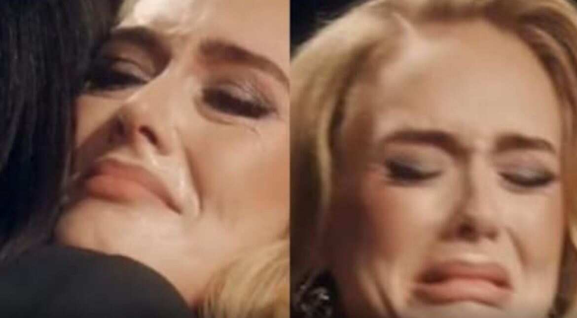 Adele 's reaction on meeting favourite teacher is priceless; fans can't get enough Adele 's reaction on meeting favourite teacher is priceless; fans can't get enough