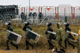 May only be a prelude to something much worse, says Polish PM on migrant row with Belarus