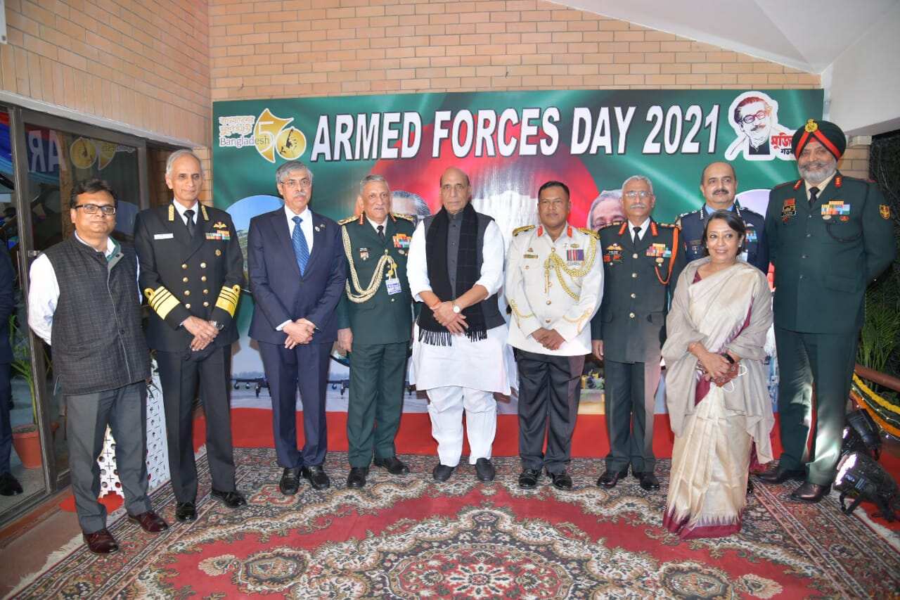 In a break from protocol, India’s defence minister visits Bangladesh High Commission