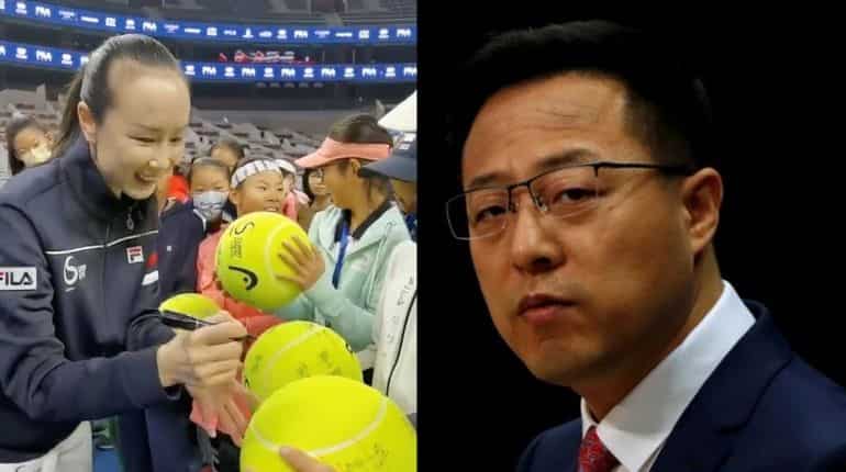 China makes first official statement on tennis star Peng Shuai, says case 'maliciously hyped up' China makes first official statement on tennis star Peng Shuai, says case 'maliciously hyped up'