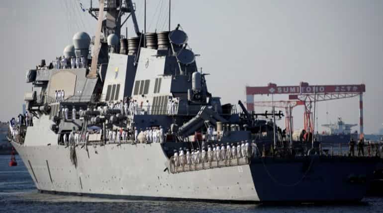 US Navy warship passes through tense Taiwan Strait