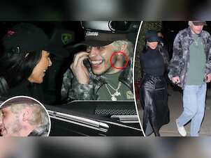 Love (bite) is in the air! Pete Davidson flaunts colossal hickey on date with Kim Kardashian