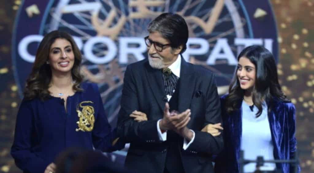 Amitabh Bachchan hosts daughter Shweta, granddaughter Navya Nanda on special episode of KBC
