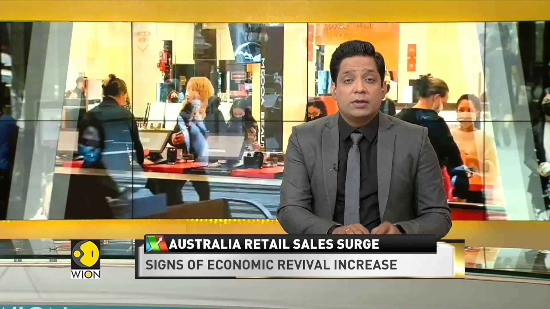 Australian retailers record their best month of sales in nearly a year
