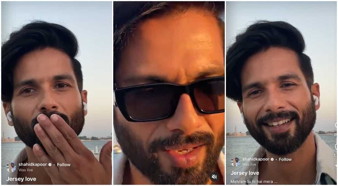 Watch: Shahid Kapoor singing 'Mehram Tu Hi Hain Mera' from 'Jersey' is balm to one's soul Watch: Shahid Kapoor singing 'Mehram Tu Hi Hain Mera' from 'Jersey' is balm to one's soul