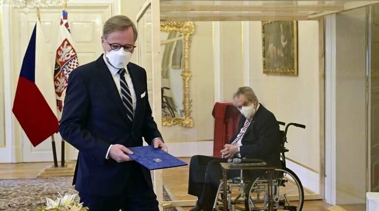 Petr Fiala named new Czech PM by Covid-stricken president